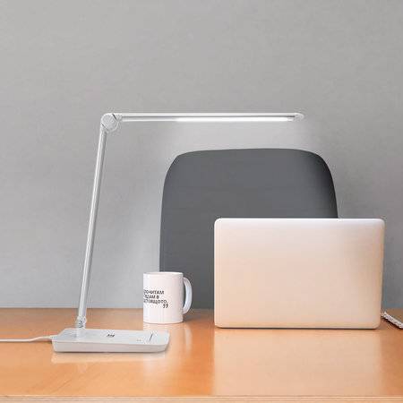 Arbeits-Tischleuchte 8W-LED, dimmbar, weiß Arbeits-Tischleuchte 8W-LED, dimmbar, weiß